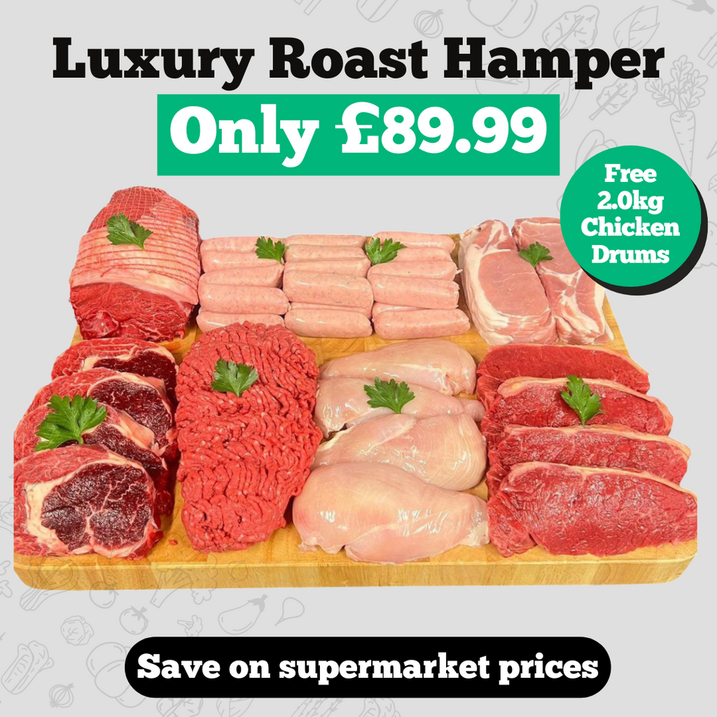 Luxury Hamper (Rump Roast) + FREE MEAT-The Fat Butcher