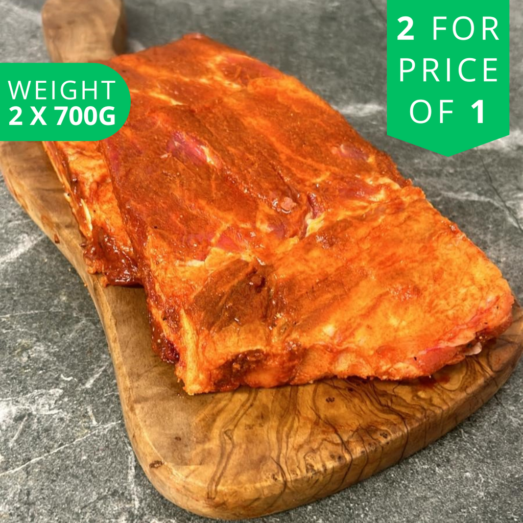 Maple & Sweet Chilli Pork Ribs (2 for price of 1)-The Fat Butcher