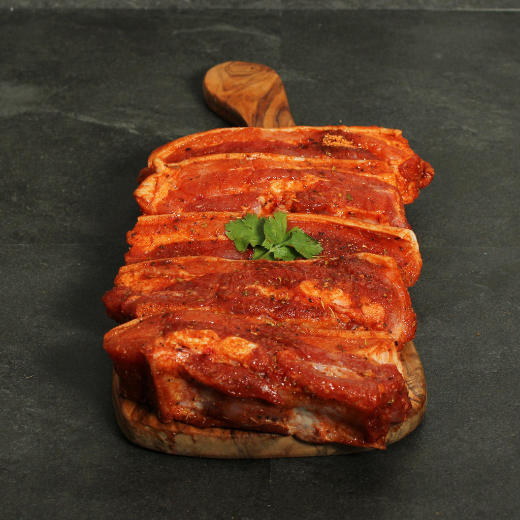 Fajita Pork Belly Slices-The Fat Butcher