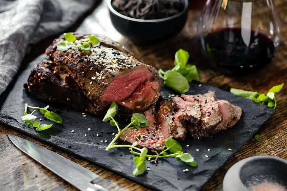 Sesame, Soy & Honey Marinated Beef Fillet - The Fat Butcher