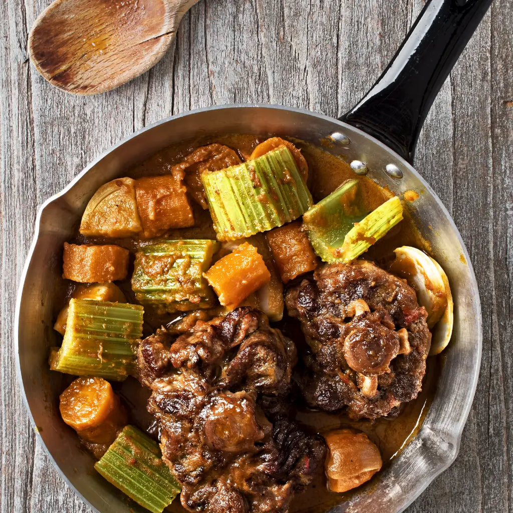 Nigel Slater’s Oxtail Stew & Trimmings