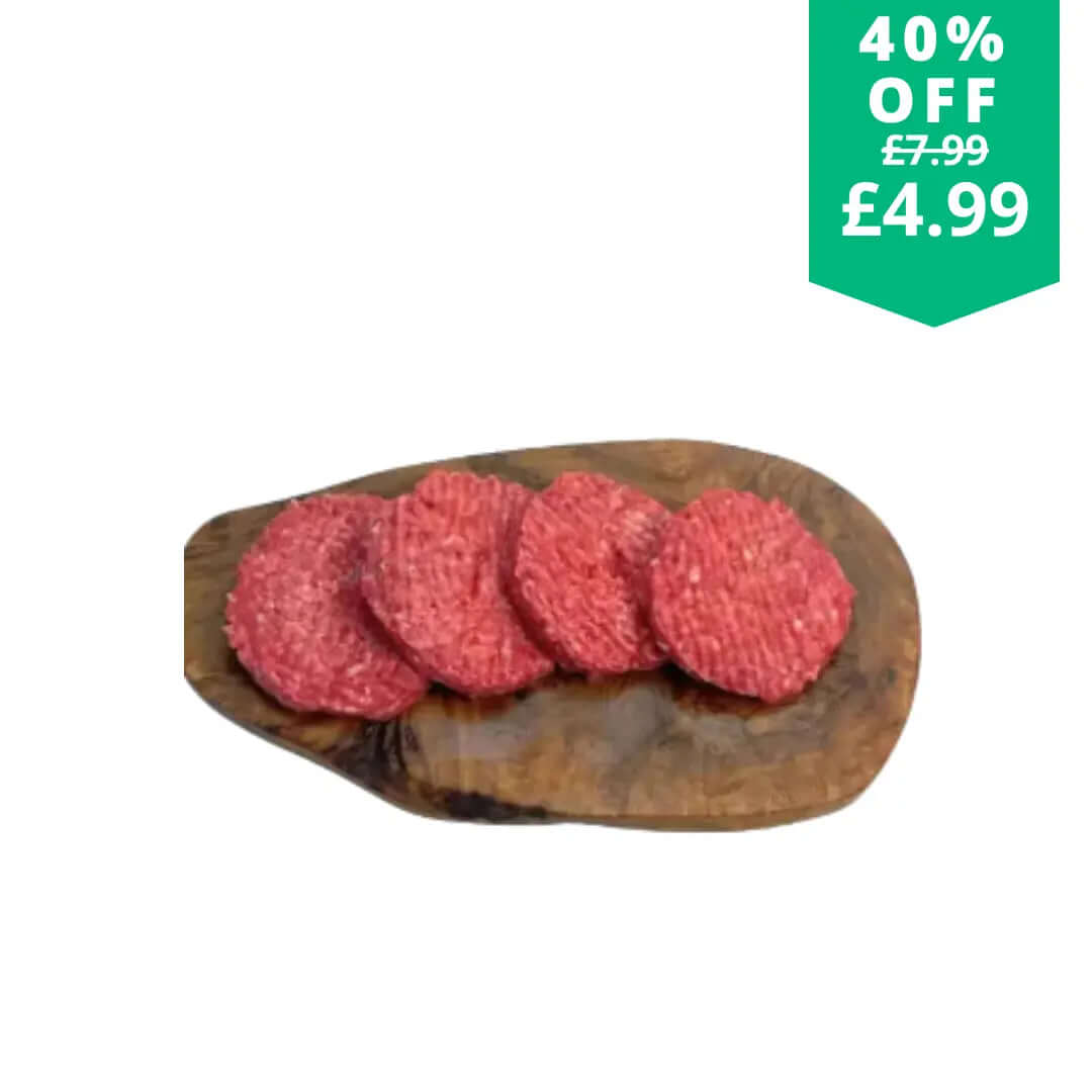 4 Premium British Burgers - The Fat Butcher