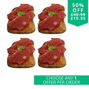 8 Irish Restaurant Sirloin Steaks - The Fat Butcher