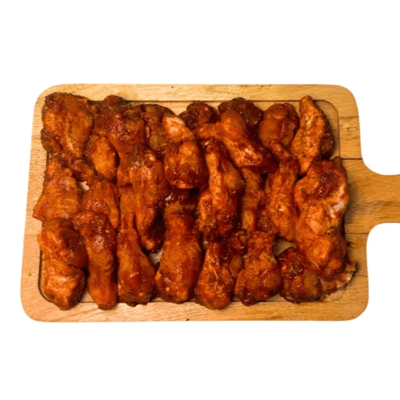 BBQ Flavour Chicken Wings - The Fat Butcher