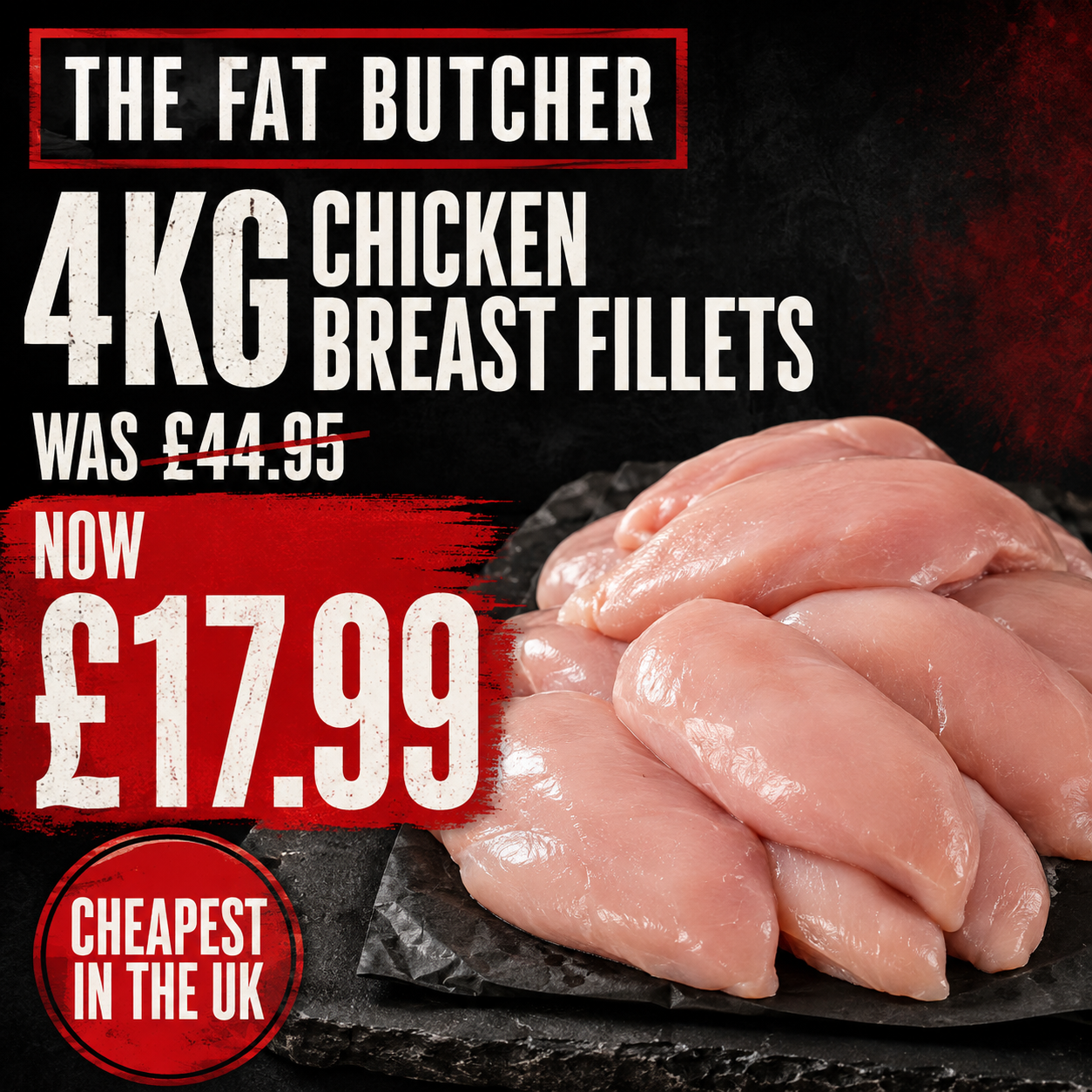 Chicken Breast Fillets 4kg pack
