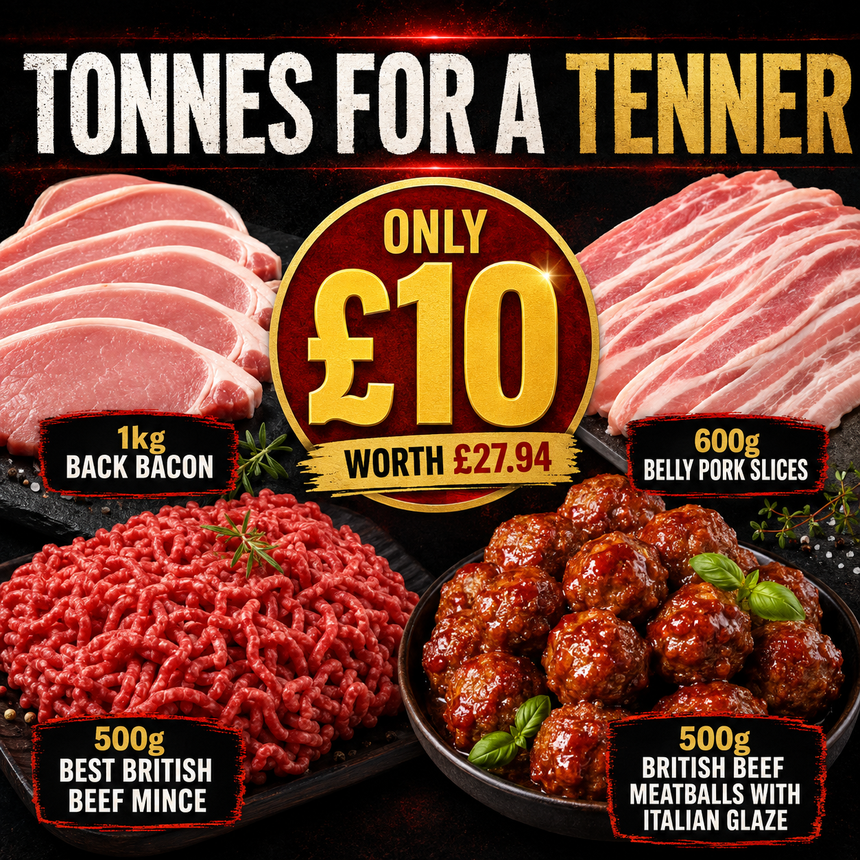 Tonnes for a tenner
