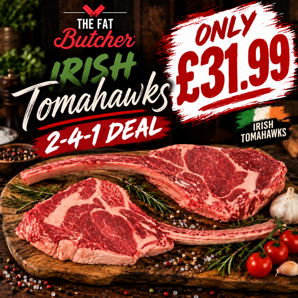 Irish Nature Tomahawks (2 for 1)