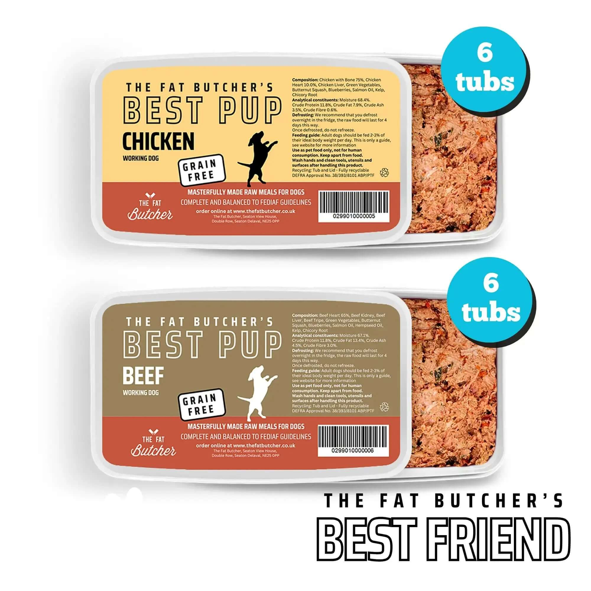 Fat Butcher's Best Friend Dog Food - Choose your Bundle - The Fat Butcher