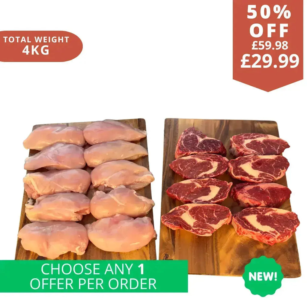 4kg Chicken and Ribeye Combo Offers