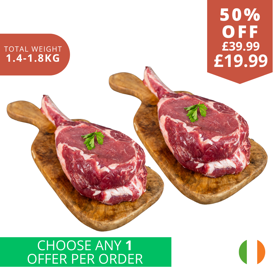 Irish Tomahawk steak 241 The Fat Butcher