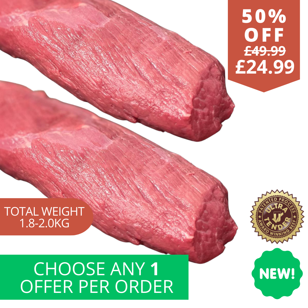 2 Prime Fillet Mignons The Fat Butcher