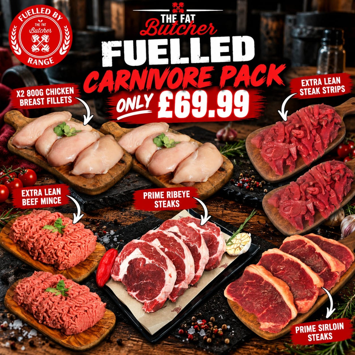 Fuelled Range - Carnivore Box