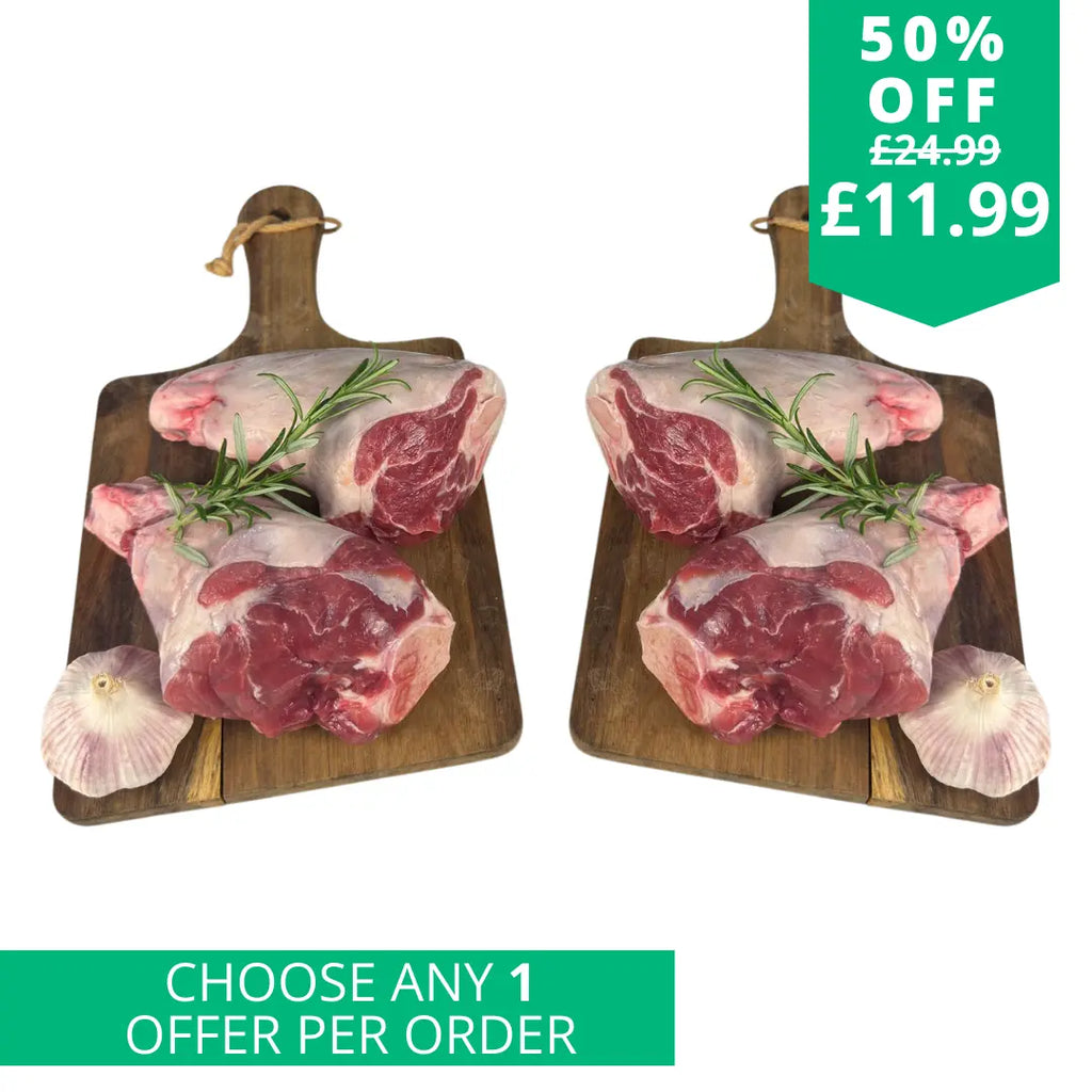 4 Hind Lamb Shanks Offers