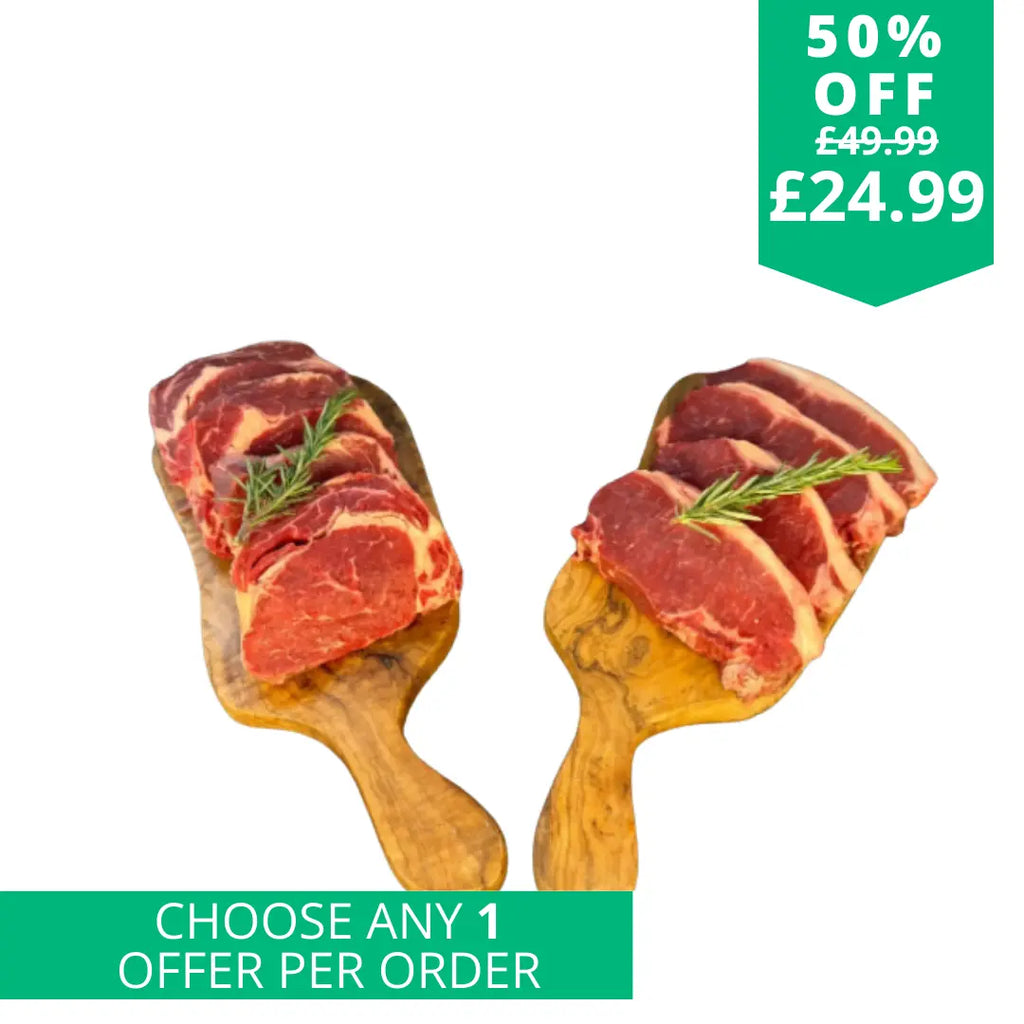 British Ribeye Sirloin Combo Offers