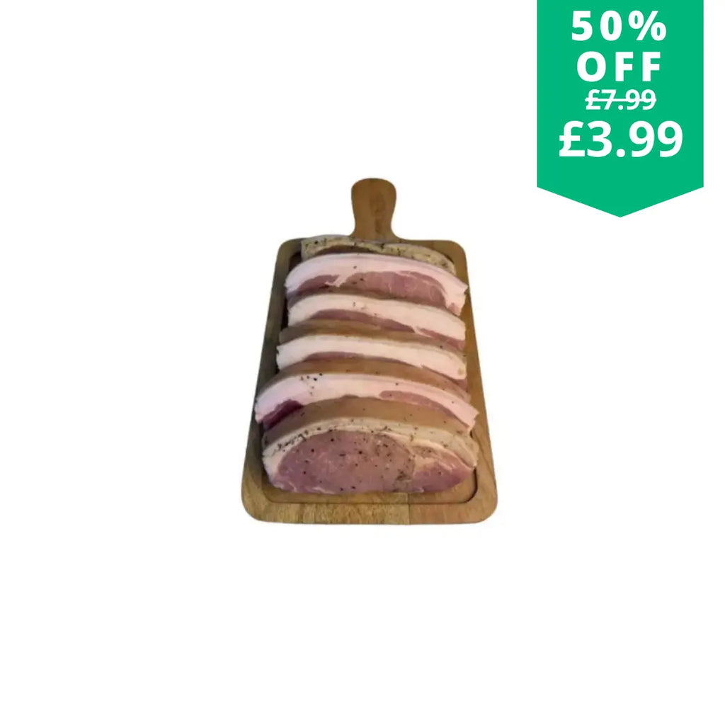 800g garlic and herb pork loin steaks Lean & Low