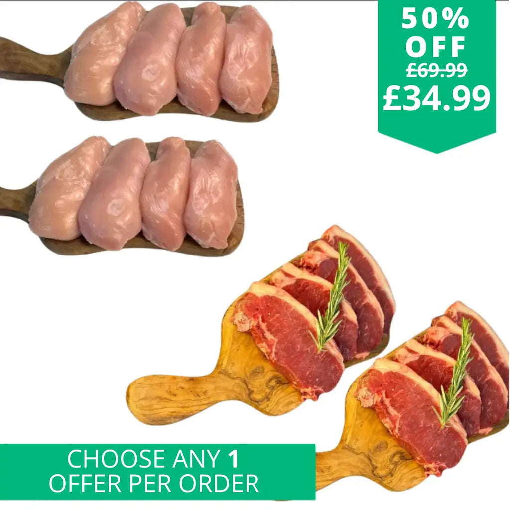 XL Chicken & Sirloin Combo  The Fat Butcher