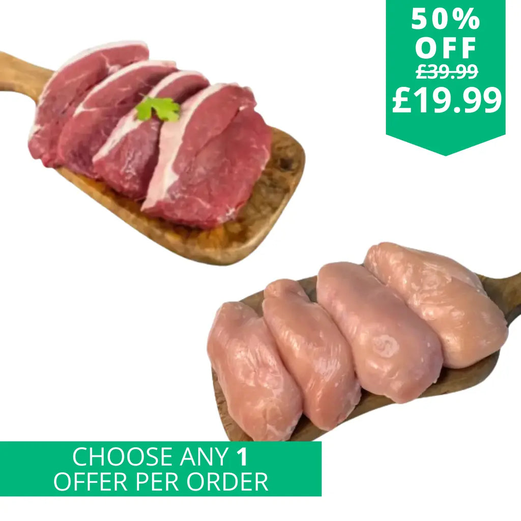 Brand New British Steak & Chicken Combo  The Fat Butcher