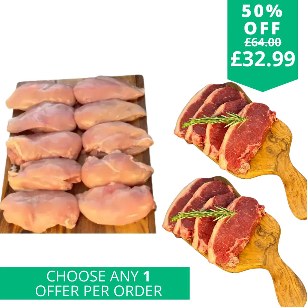 Chicken and Sirloin Combo  The Fat Butcher