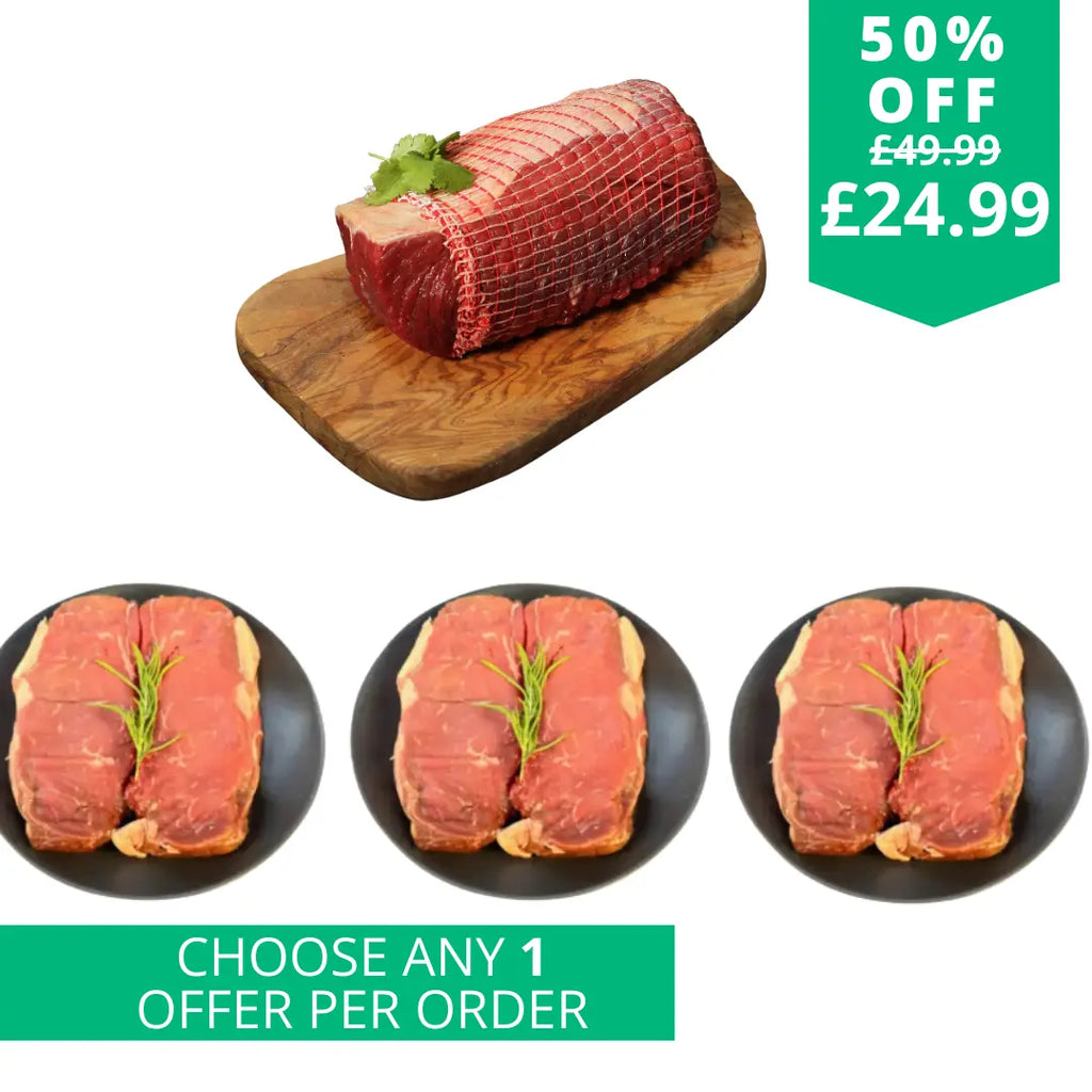 XL Rump Steak & Roast Combo  The Fat Butcher