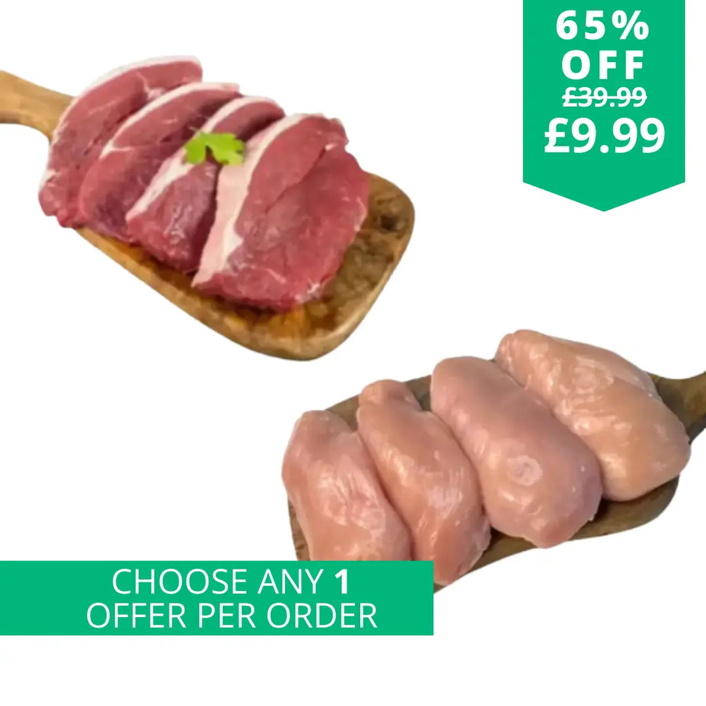 Brand New British Steak & Chicken Combo  The Fat Butcher