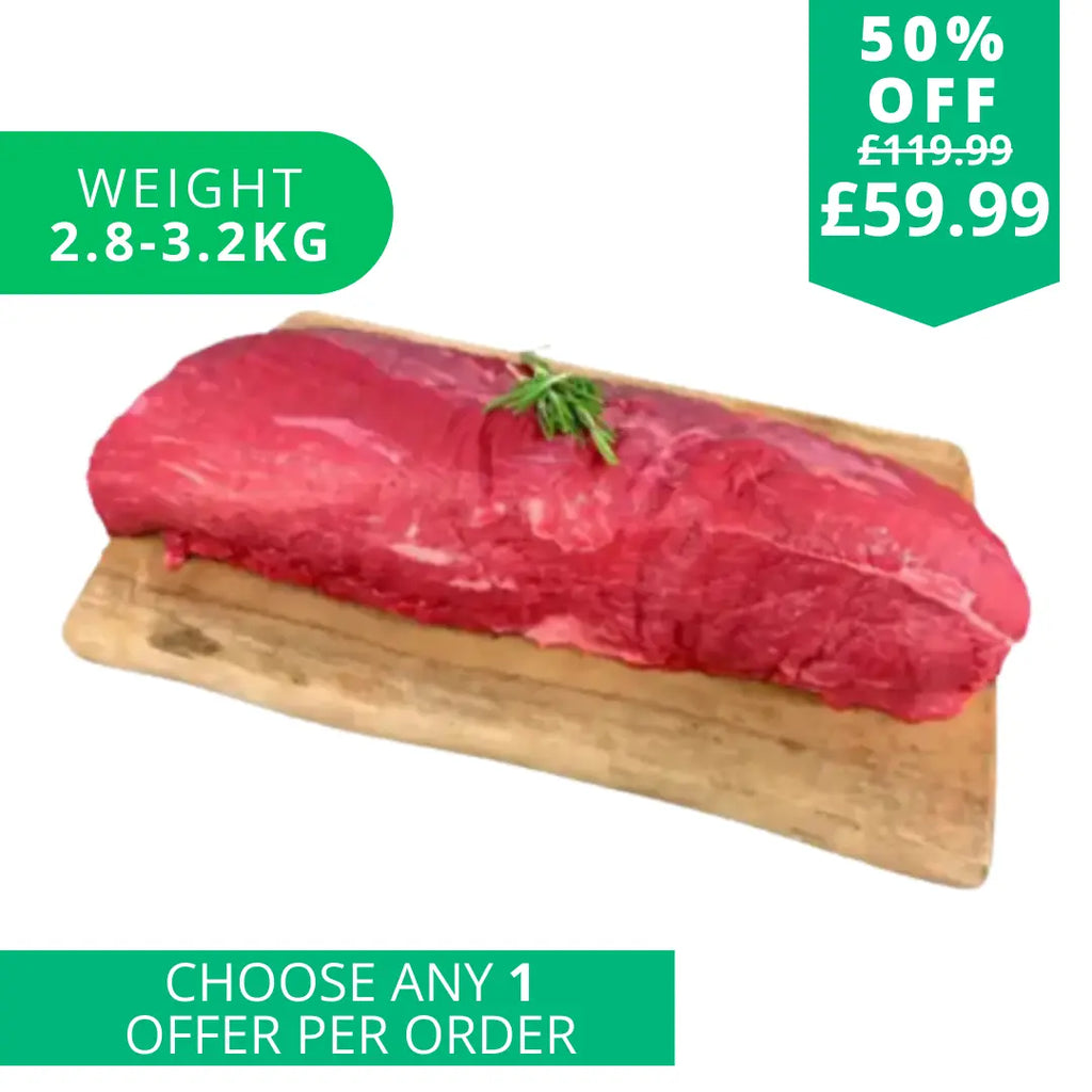 XXXL whole British beef fillet  The Fat Butcher