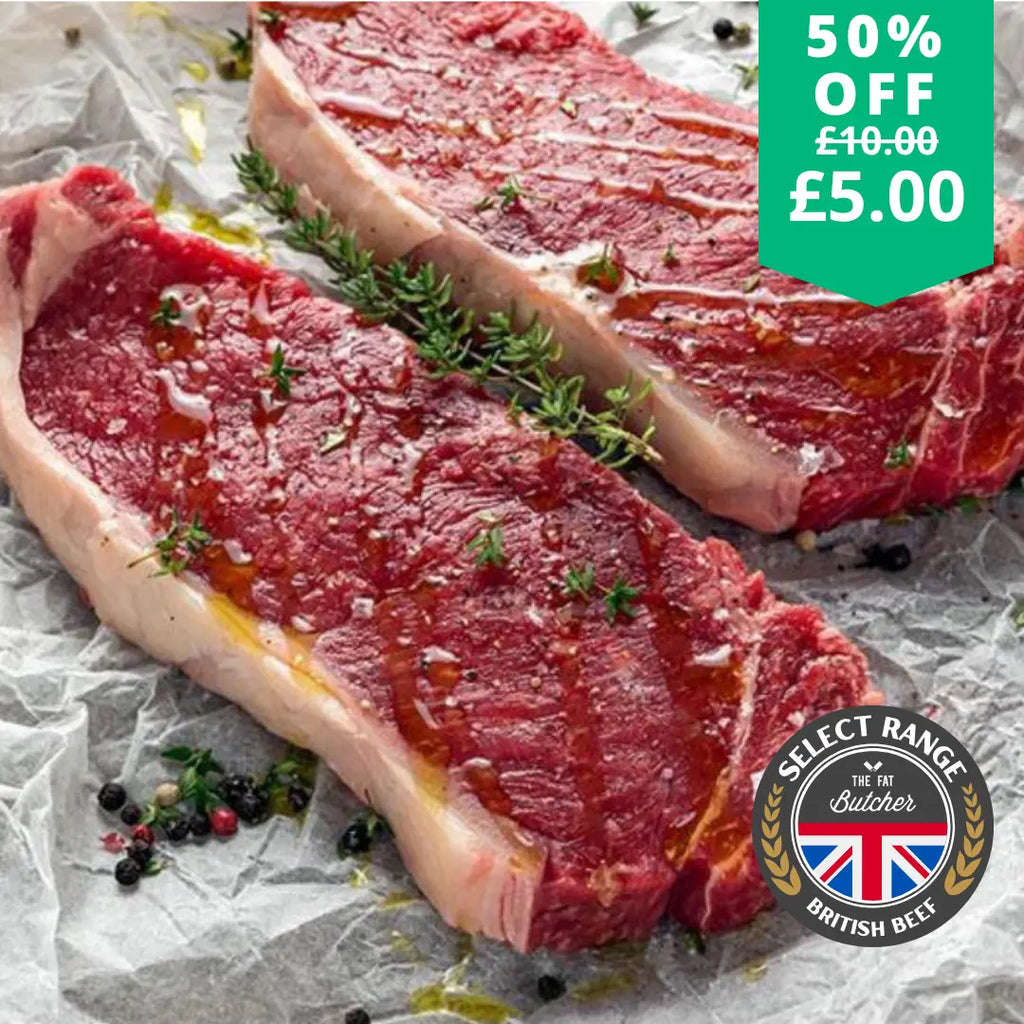 2 Retail Sirloin Steaks for £5  The Fat Butcher