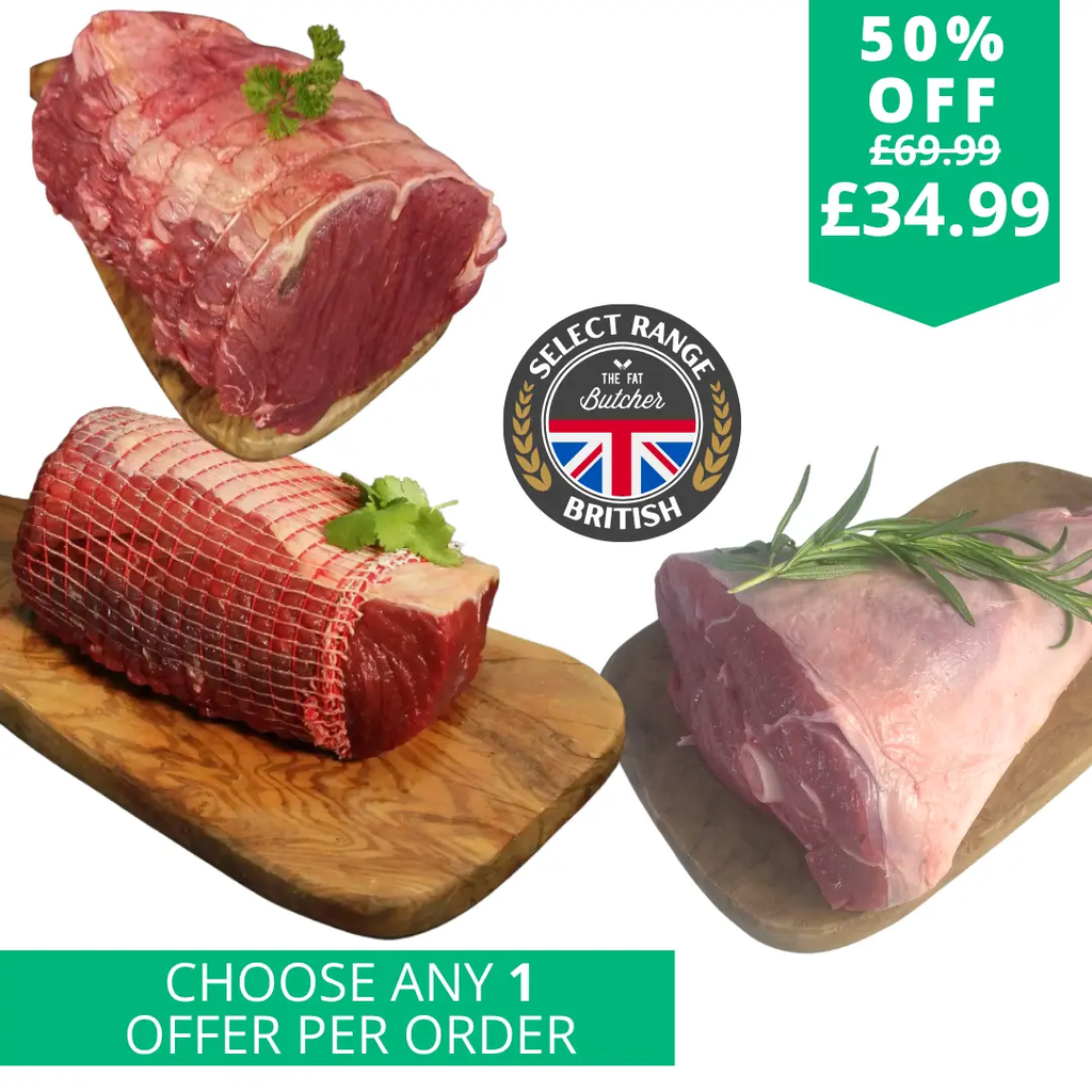 The Three Premium Roasting Joints  The Fat Butcher