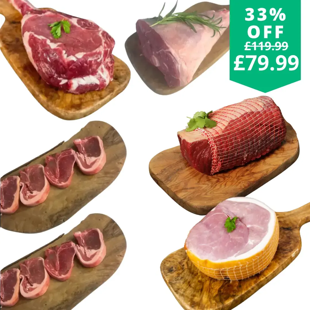 The luxury Gold hamper  The Fat Butcher