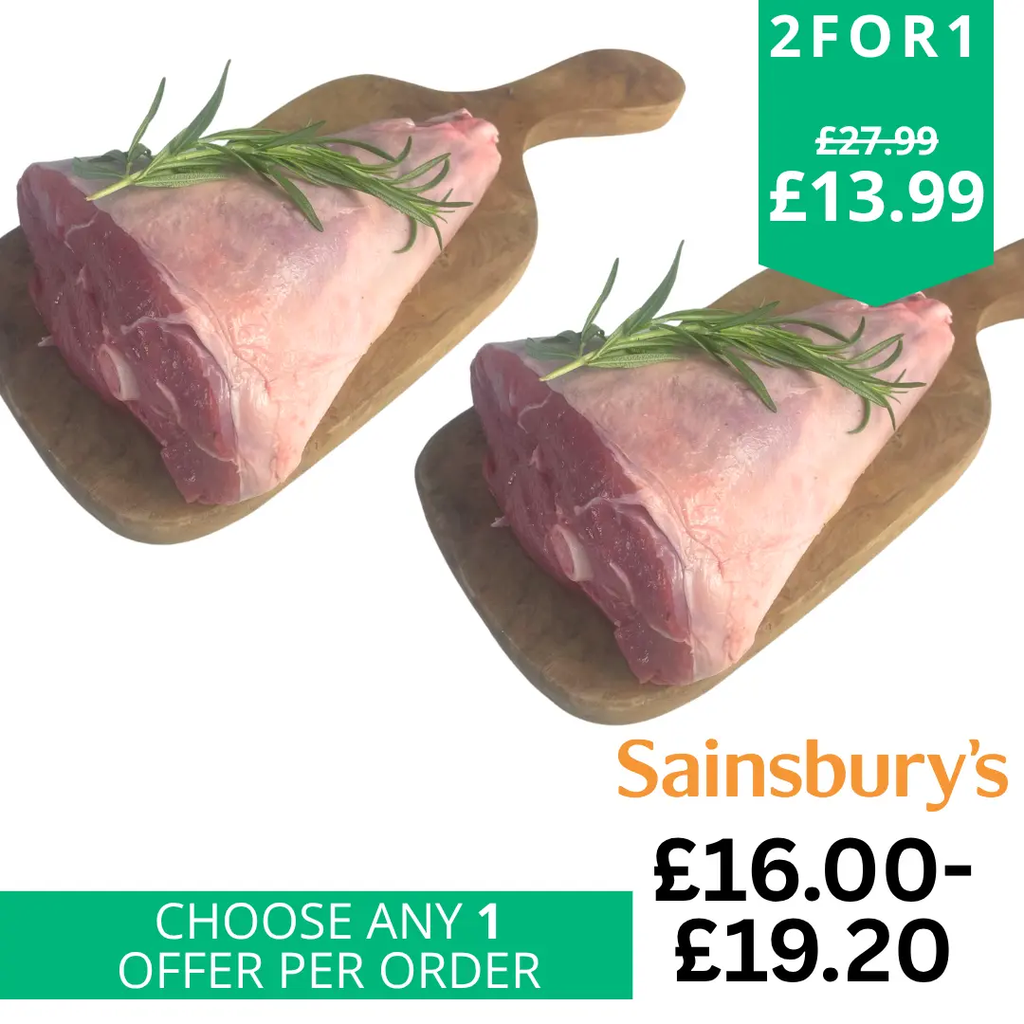 2-4-1 Half Legs Of Lamb  The Fat Butcher