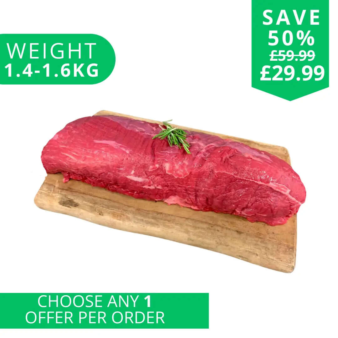 Whole British Beef Fillet - The Fat Butcher