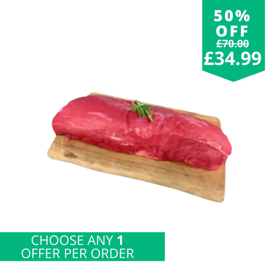 Whole beef fillet (1.5-1.7kg) - The Fat Butcher