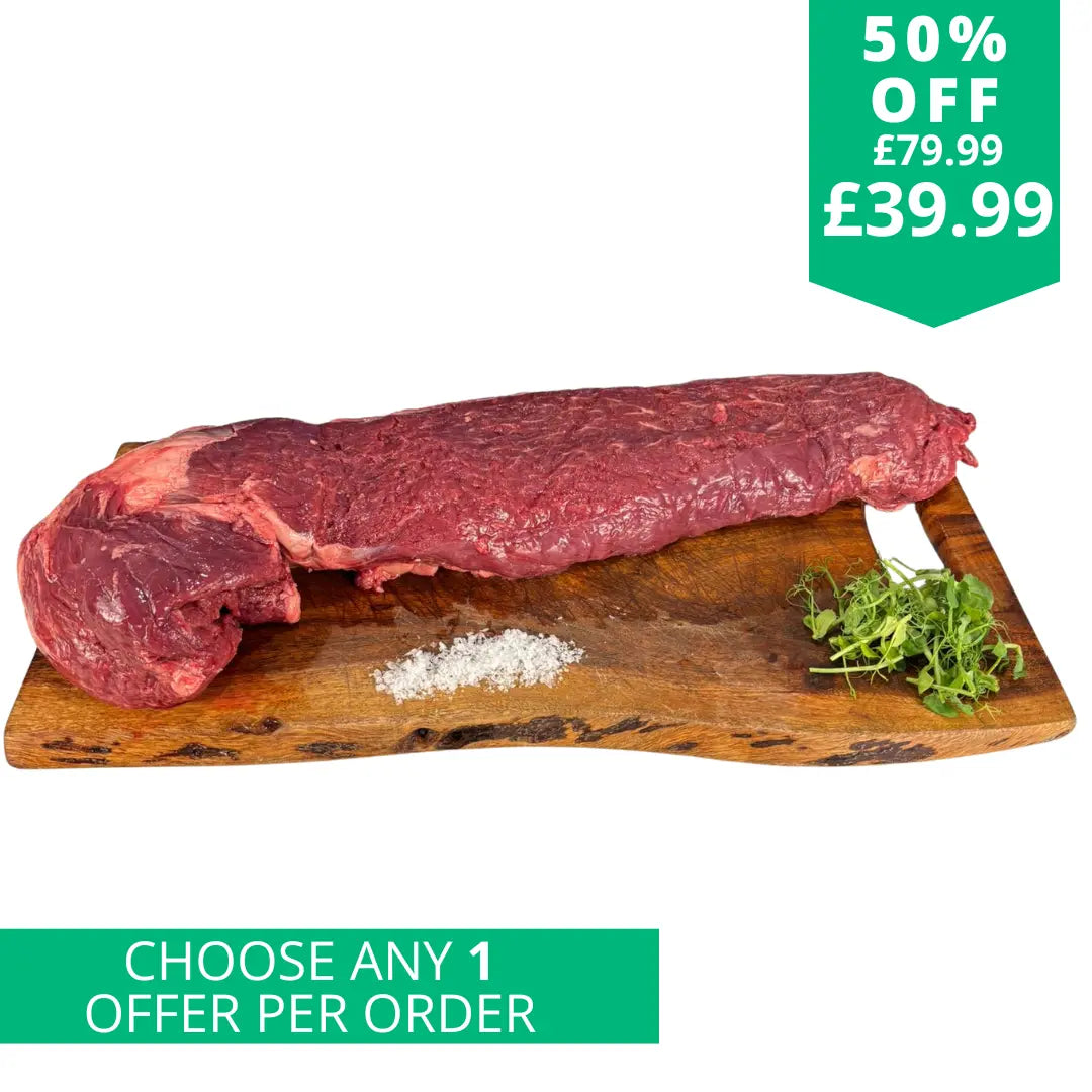 Whole large Scottish beef fillet  The Fat Butcher