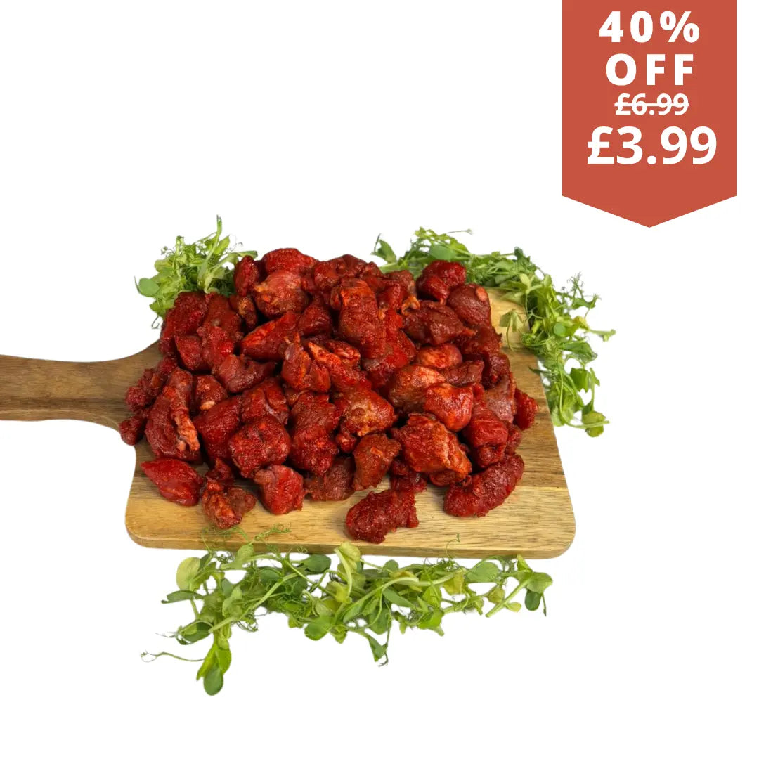 Diced Beef With A Tandori glaze