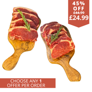 British 4 Ribeye & 4 Sirloin Combo