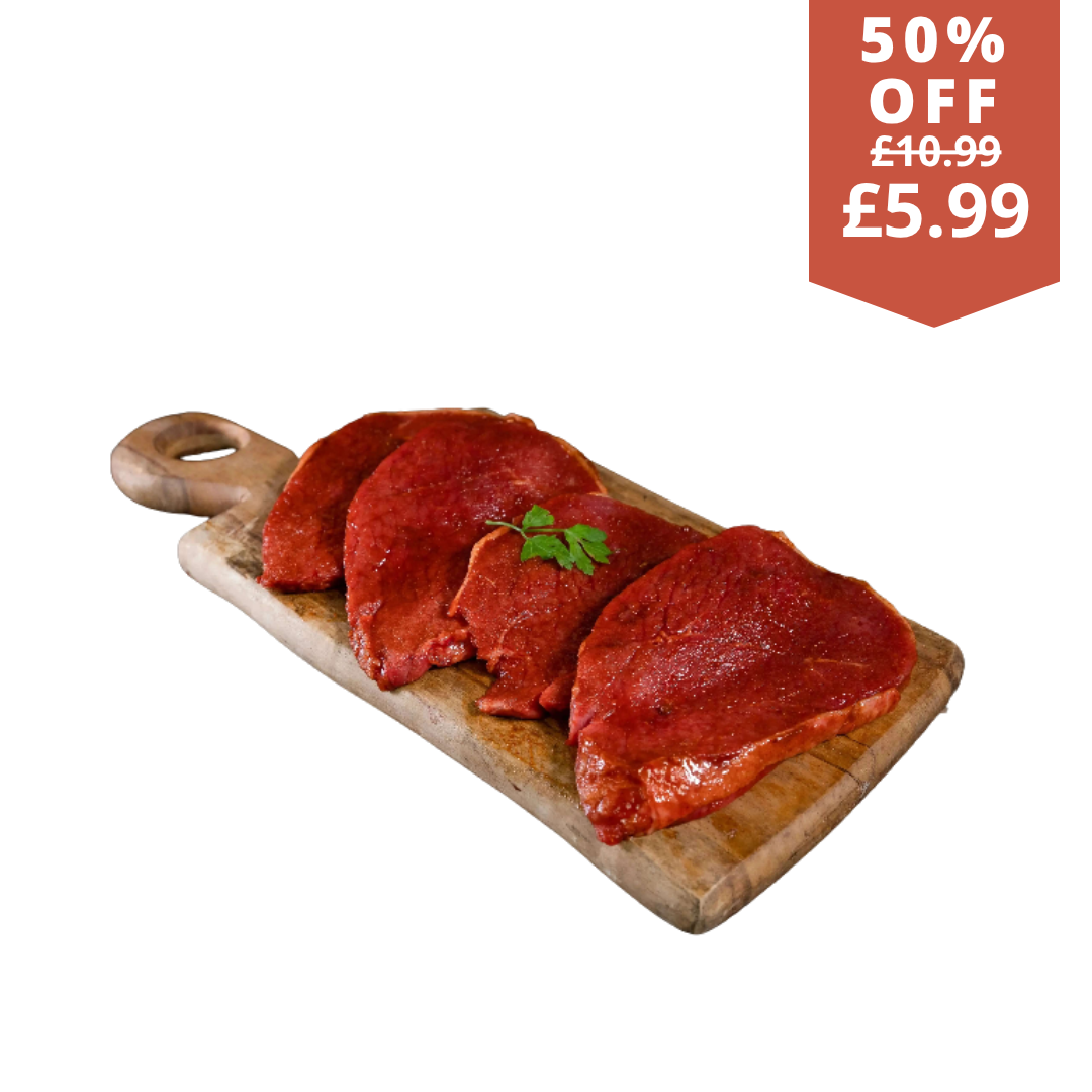 British steaks with a smokey bbq glaze