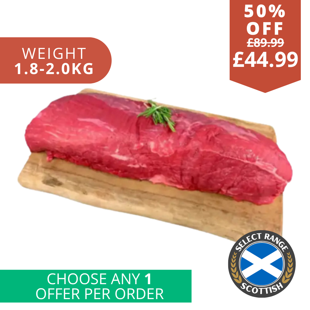 Large South American whole beef fillet