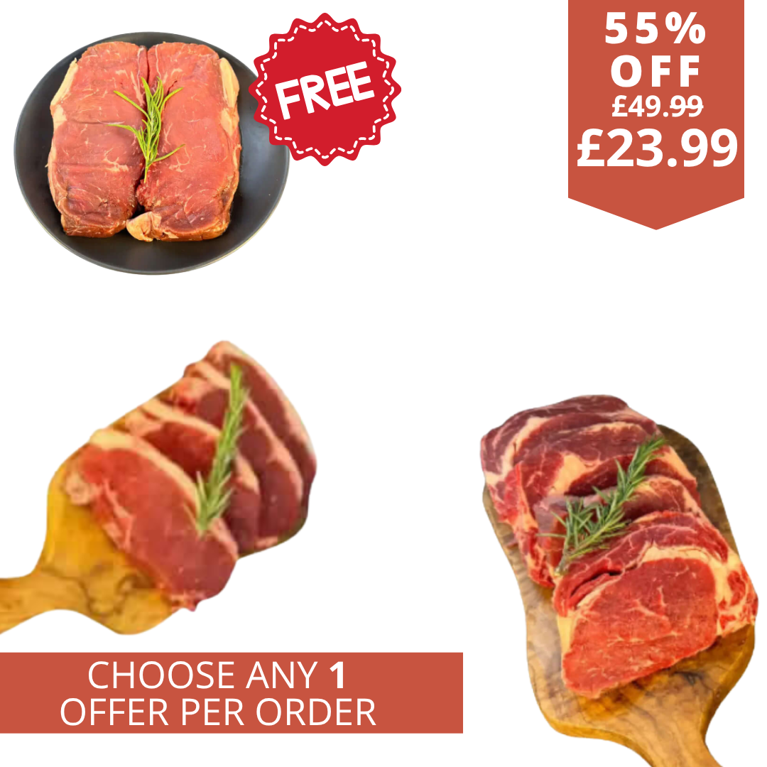 Ribeye + Sirloin Combo With Free Rumps