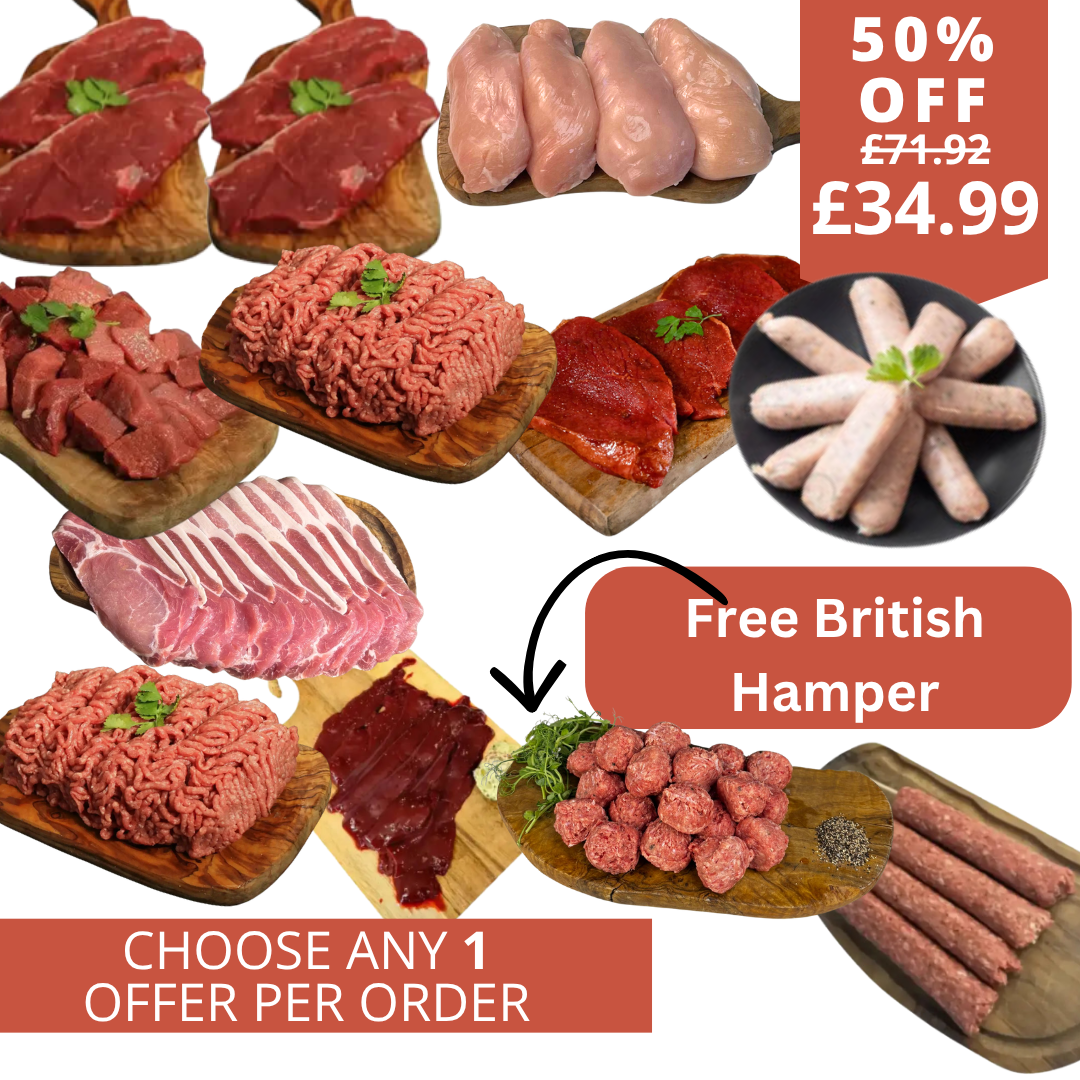 Free all British hamper with our Meat for the Week