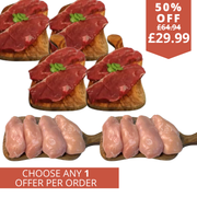 Half price Steak and chicken deal