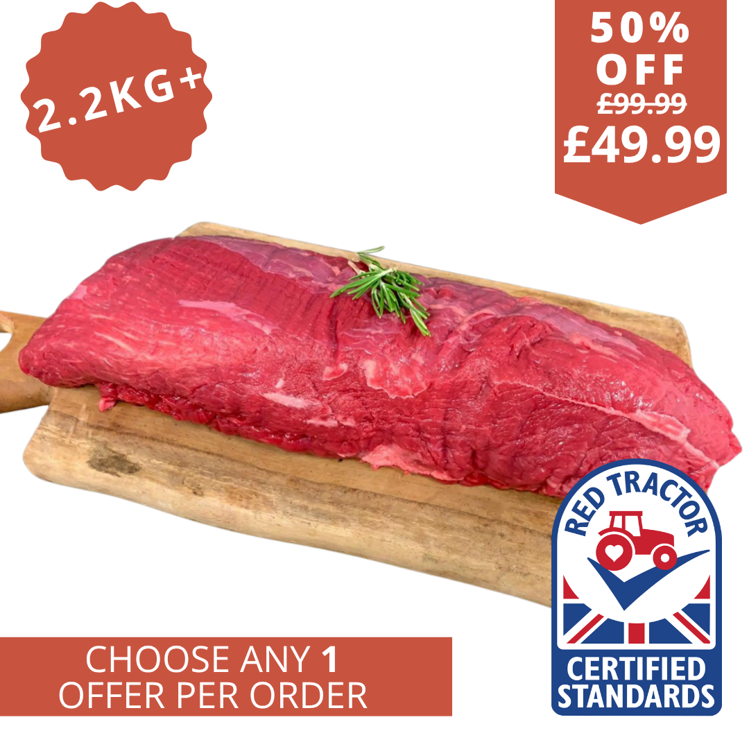XL Red tractor assured whole British beef fillet