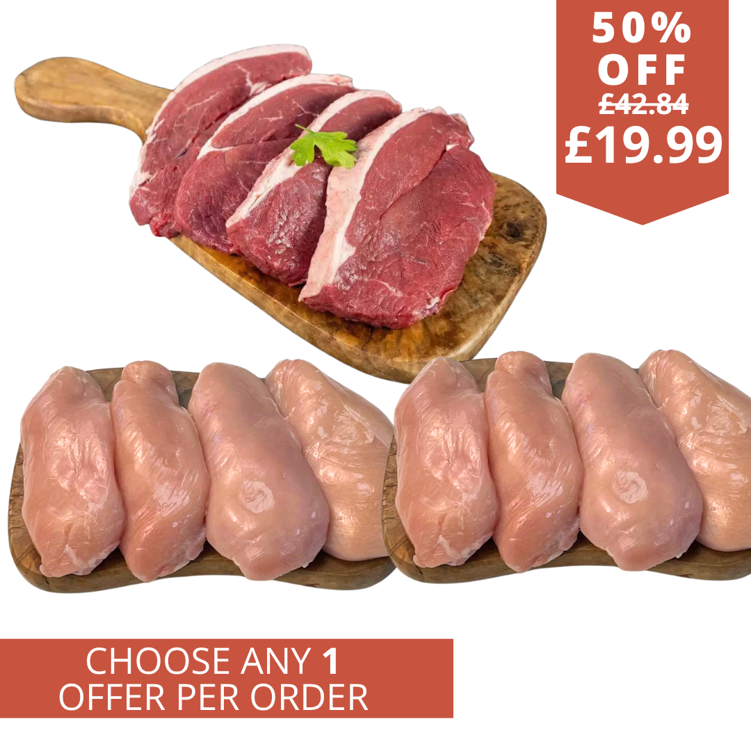 Angus steak and chicken deal