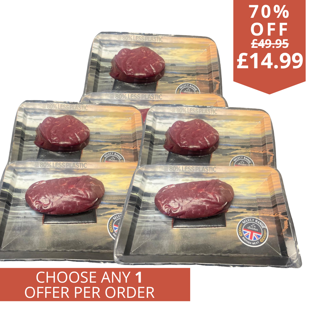 1kg of British fillet steak