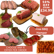 Meat for the week with free BBQ pack