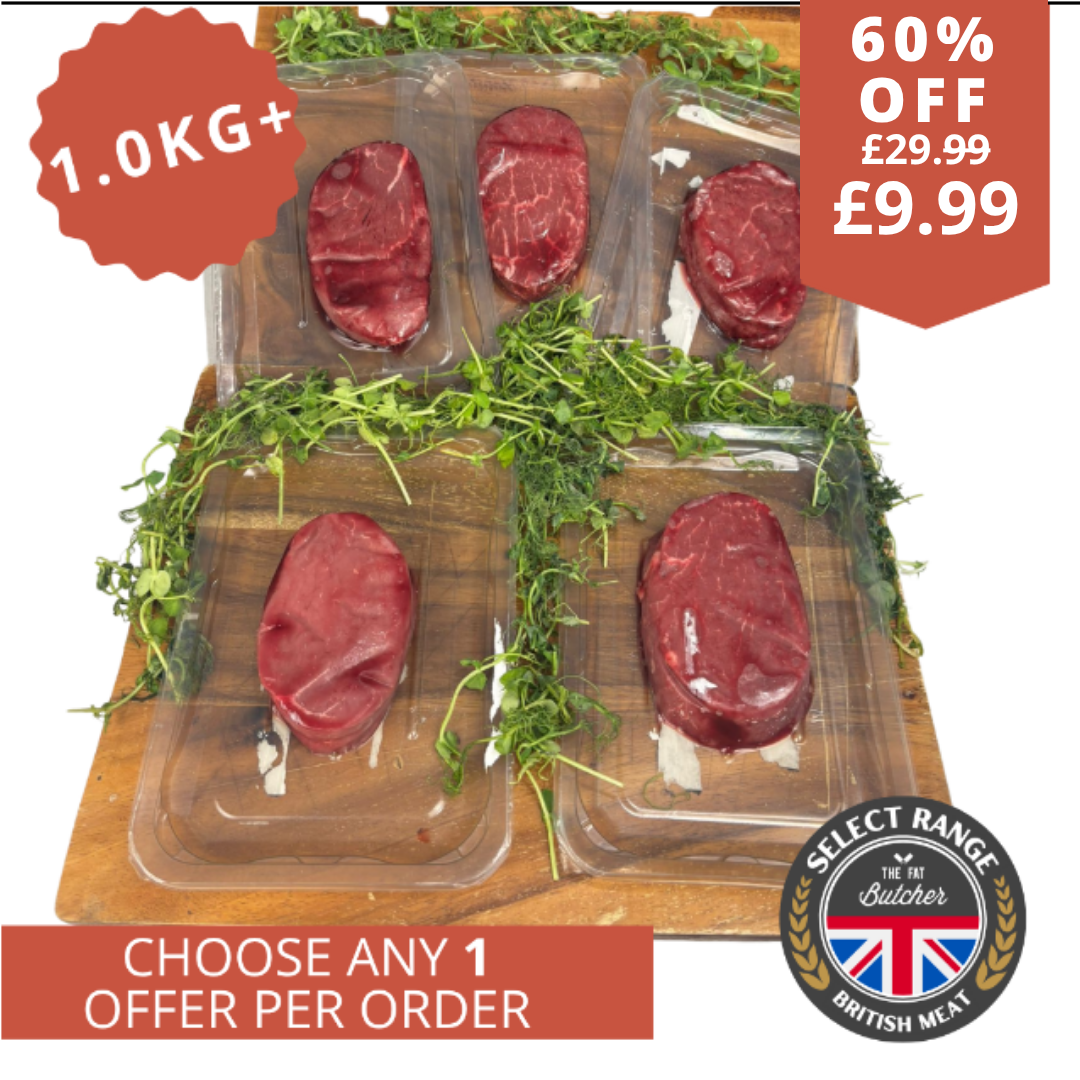 1kg of British steaks