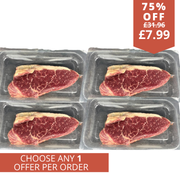 4 British steaks for the price of 1