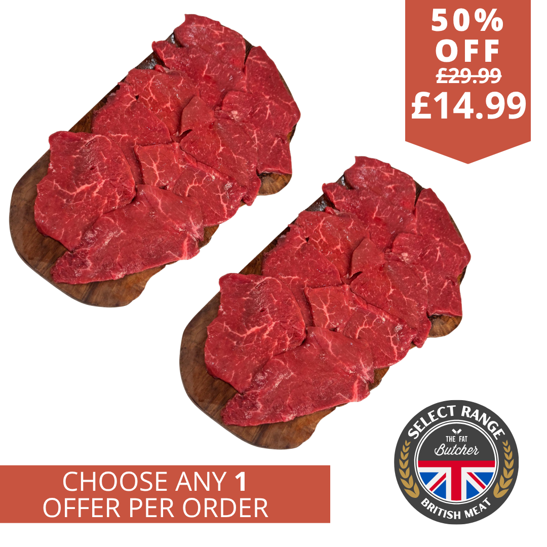 BBQ Ready British steaks 1.5kg