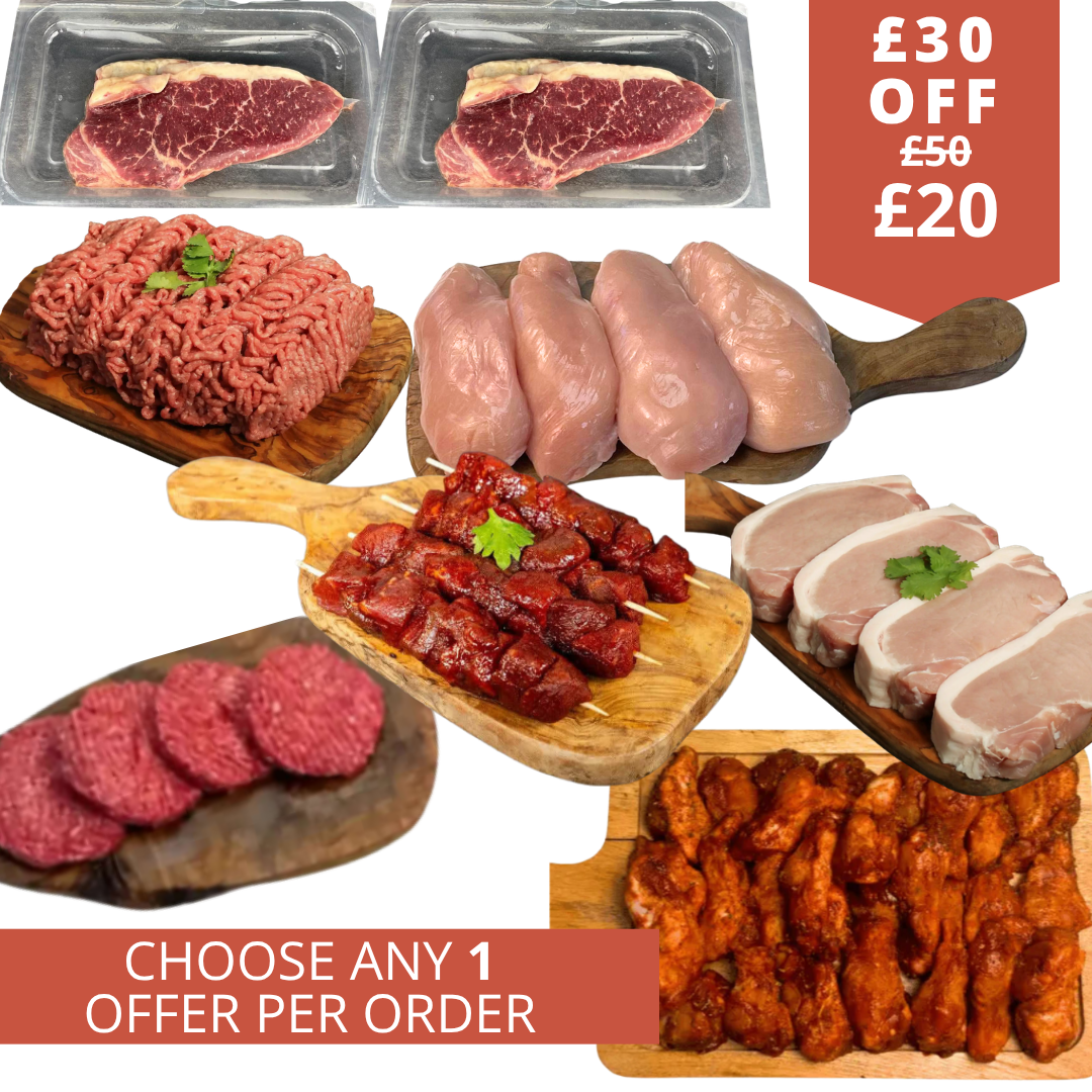 £50 for £20 Meat box