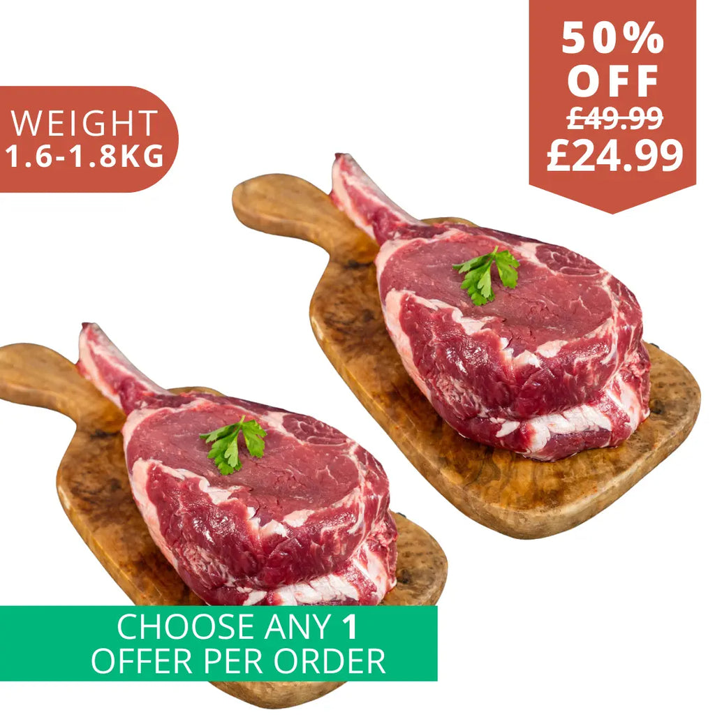 Irish Tomahawk Steak (2 for 1) Offers