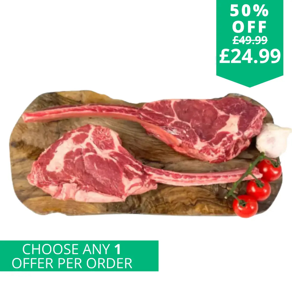 Irish Tomahawk Steak (2 for 1)  The Fat Butcher