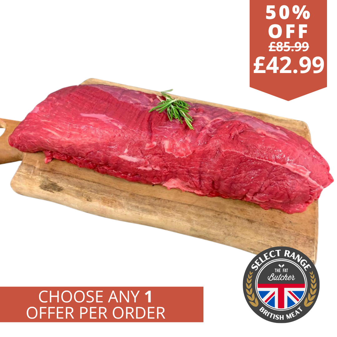 Whole XL British Beef Fillet 2-2.1kg
